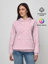 Женское худи / Lil Peep pink pattern