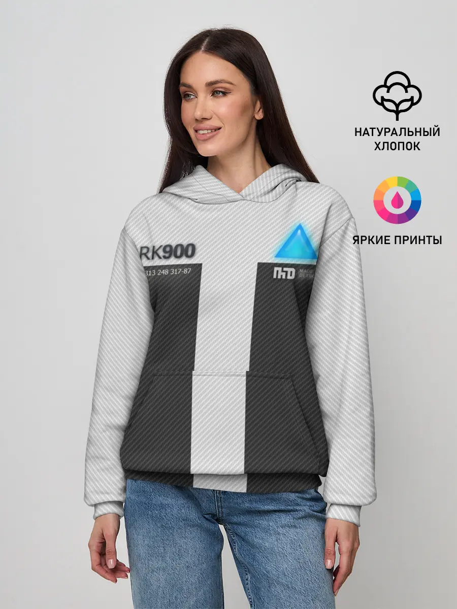 Женское худи / Connor Detroit: Become Human