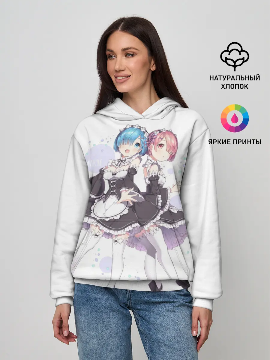 Женское худи / Re Zero