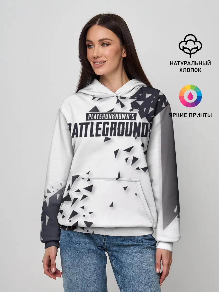 Женское худи / PUBG Jacket Black