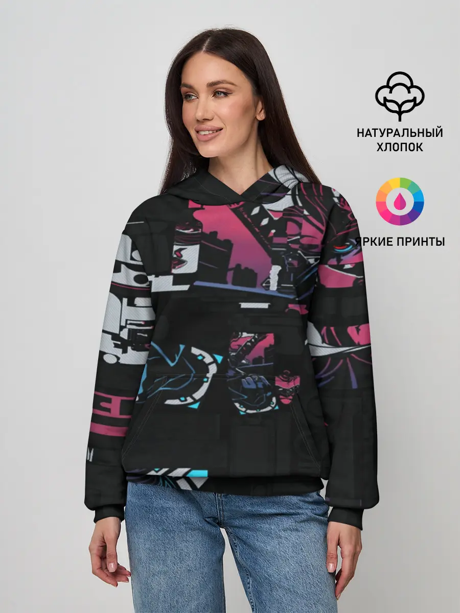 Женское худи / Неонуар | CS:GO