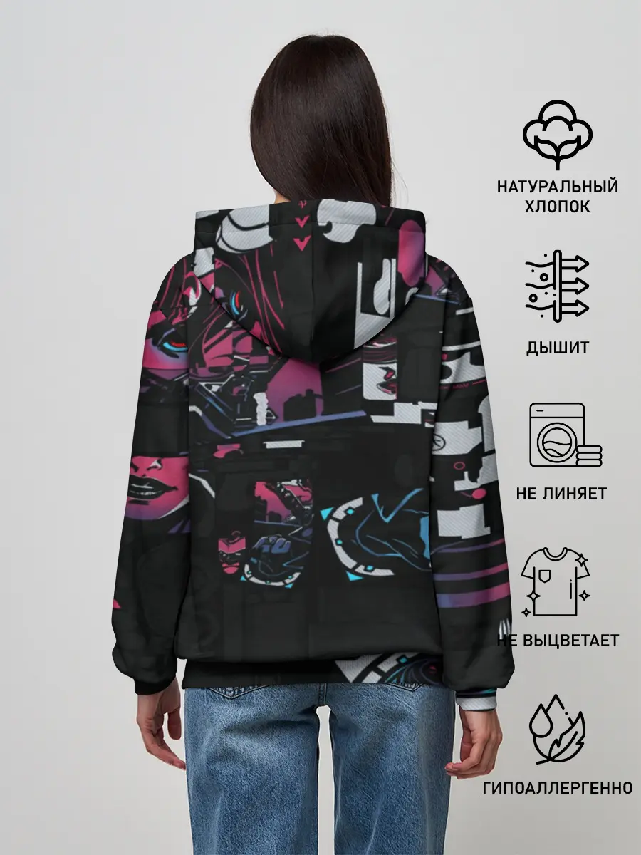 Женское худи / Неонуар | CS:GO