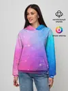 Женское худи / Абстракция Блеск Градиент