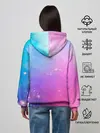 Женское худи / Абстракция Блеск Градиент