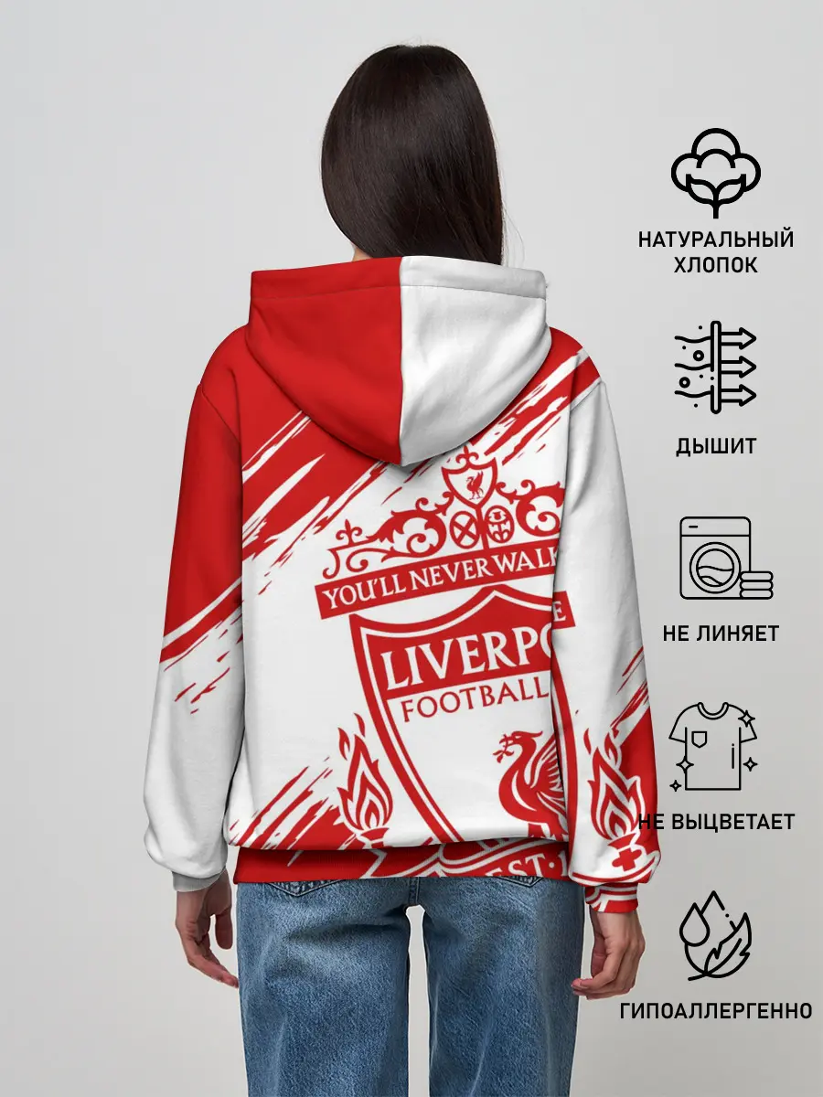 Женское худи / Ливерпуль