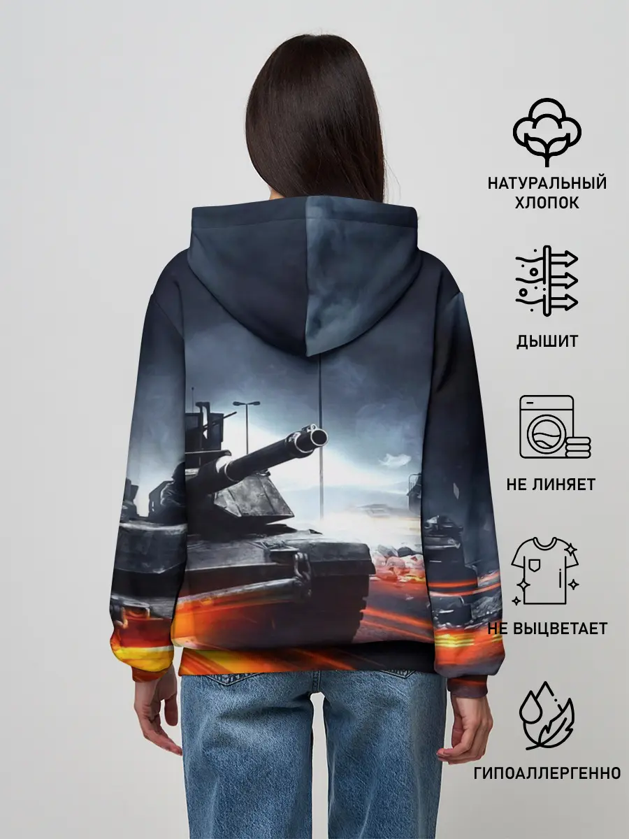 Женское худи / BATTLEFIELD