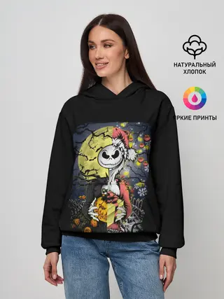 Женское худи / The Nightmare Before Christmas