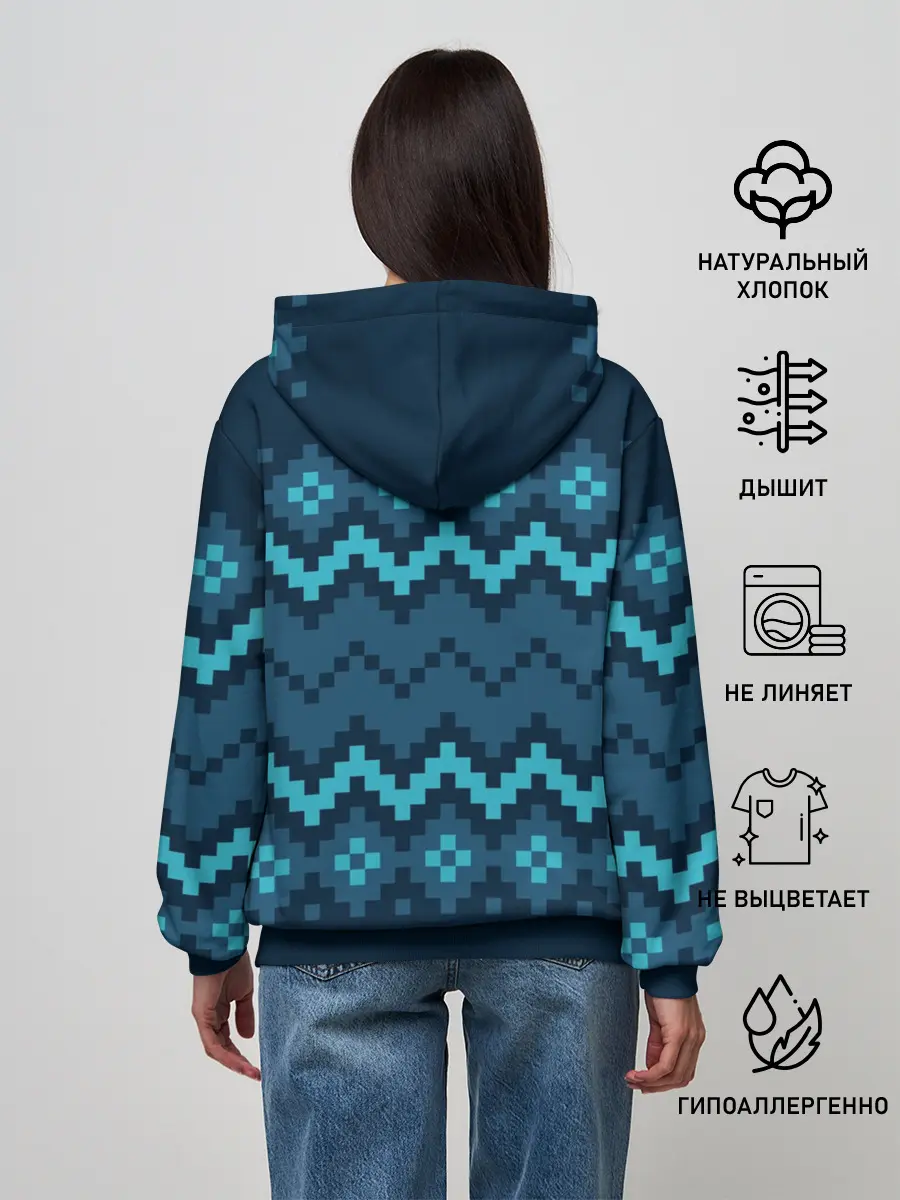 Женское худи / Марио Санта Клаус