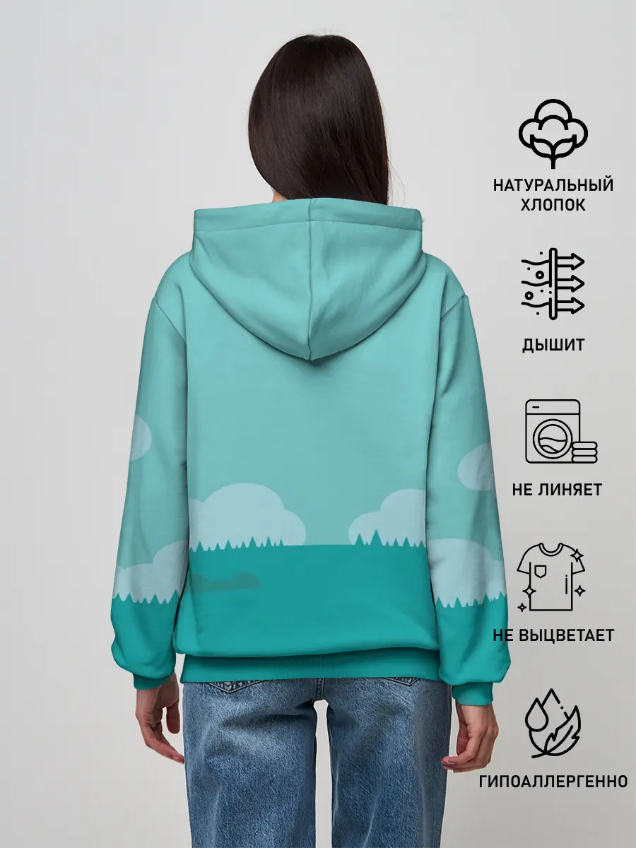 Женское худи / DAB Корова