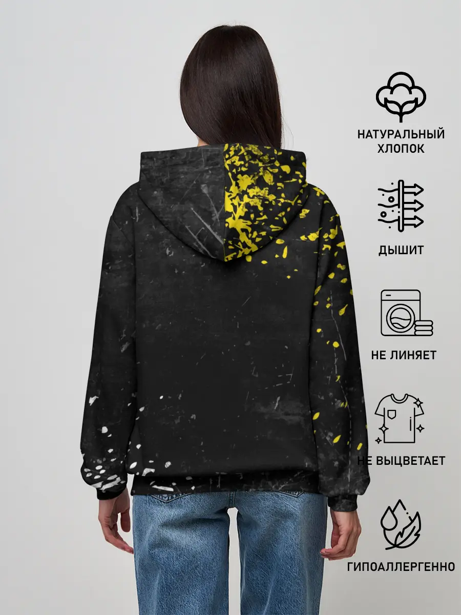 Женское худи / TOP - Skeleton Clique