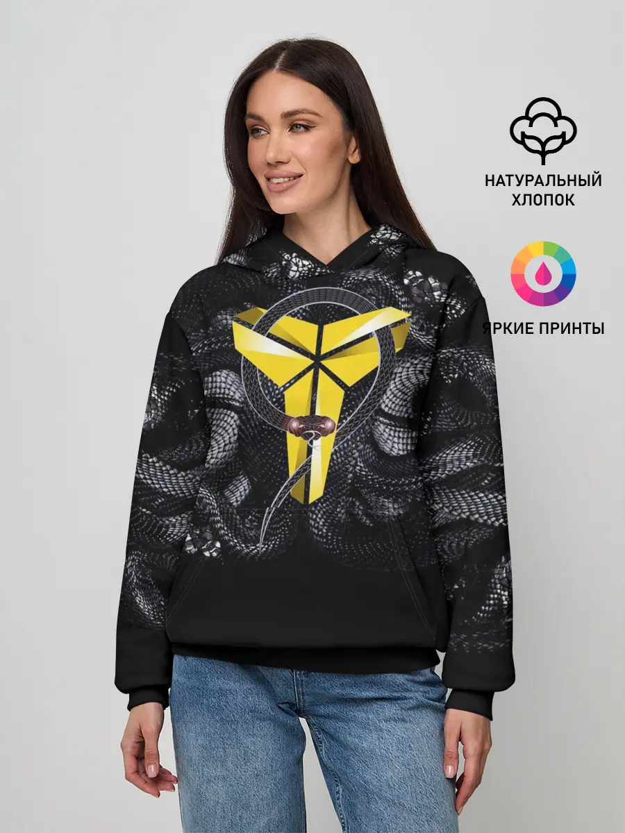 Женское худи / Black Mamba Kobe Bryant