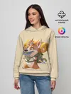 Женское худи / КОРГИ ПУТЕШЕСТВЕННИК
