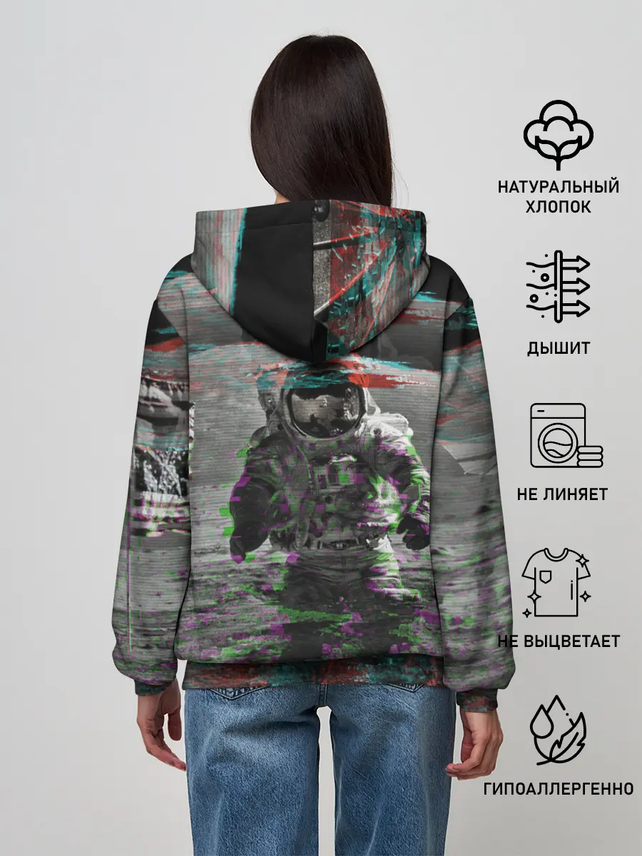 Женское худи / Космонавт