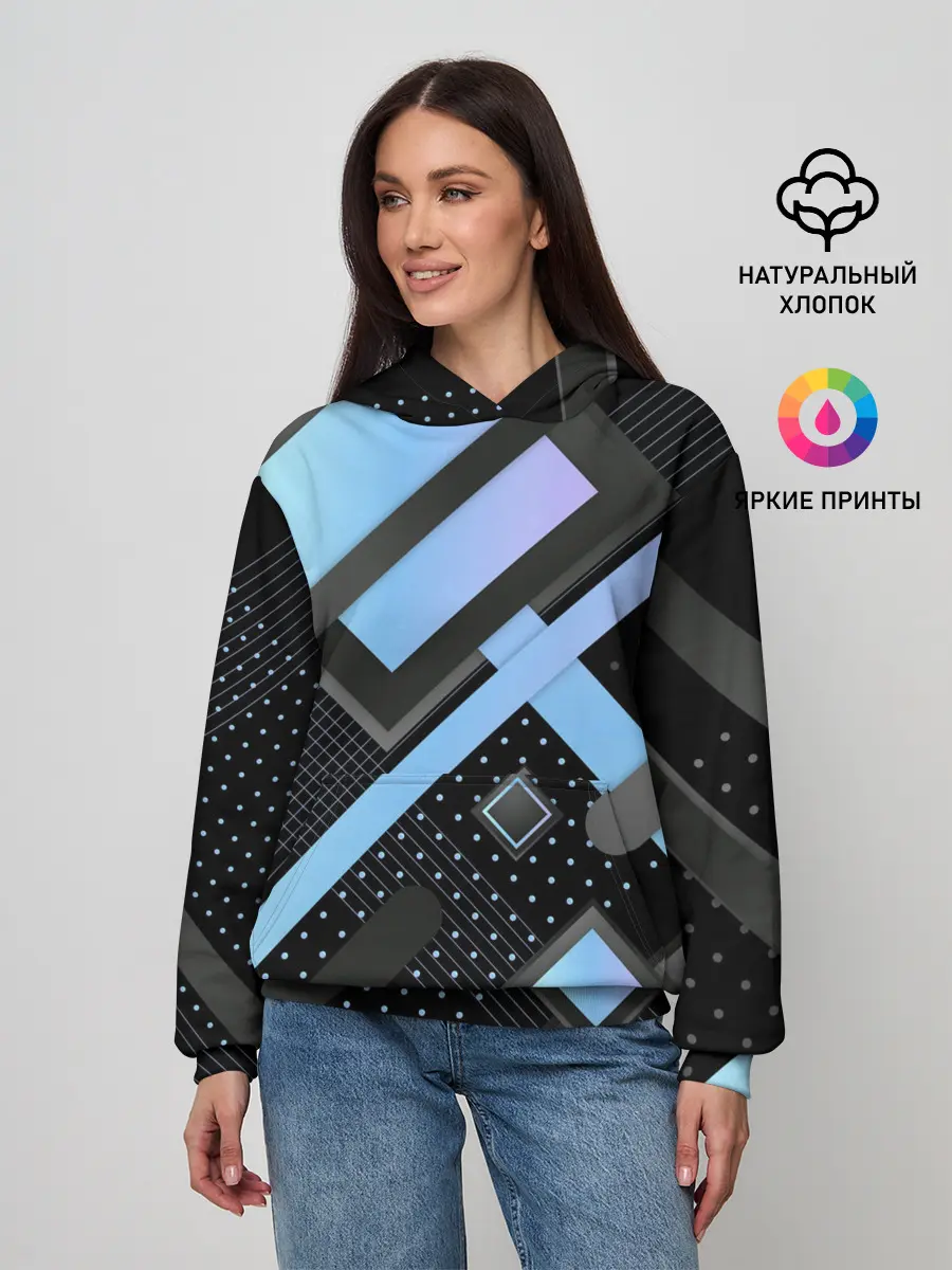 Женское худи / Modern Geometry