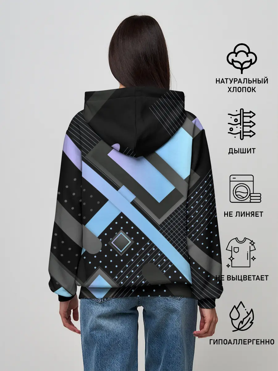 Женское худи / Modern Geometry