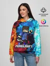 Женское худи / Minecraft / Майнкрафт
