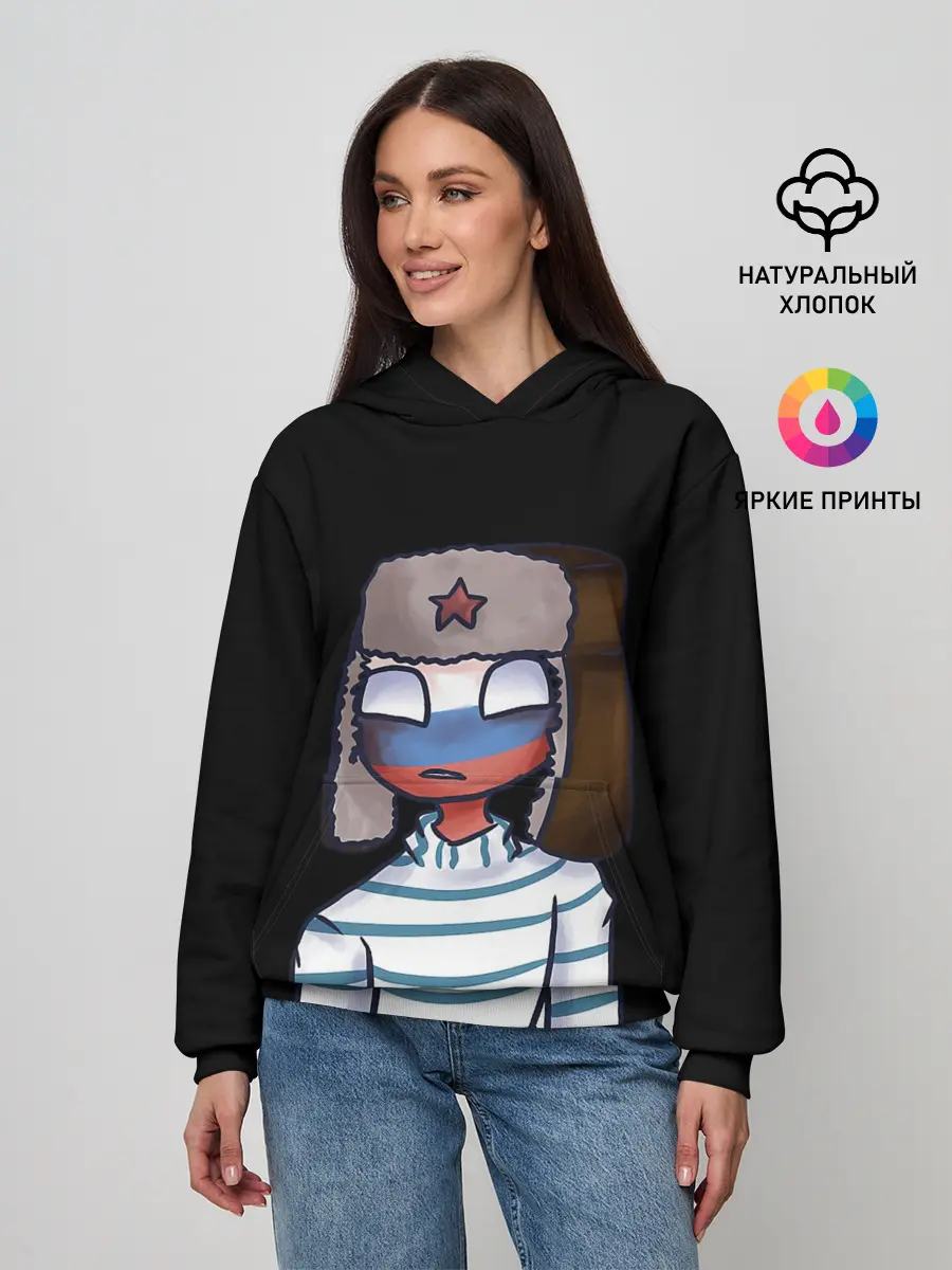 Женское худи / CountryHumans - Россия