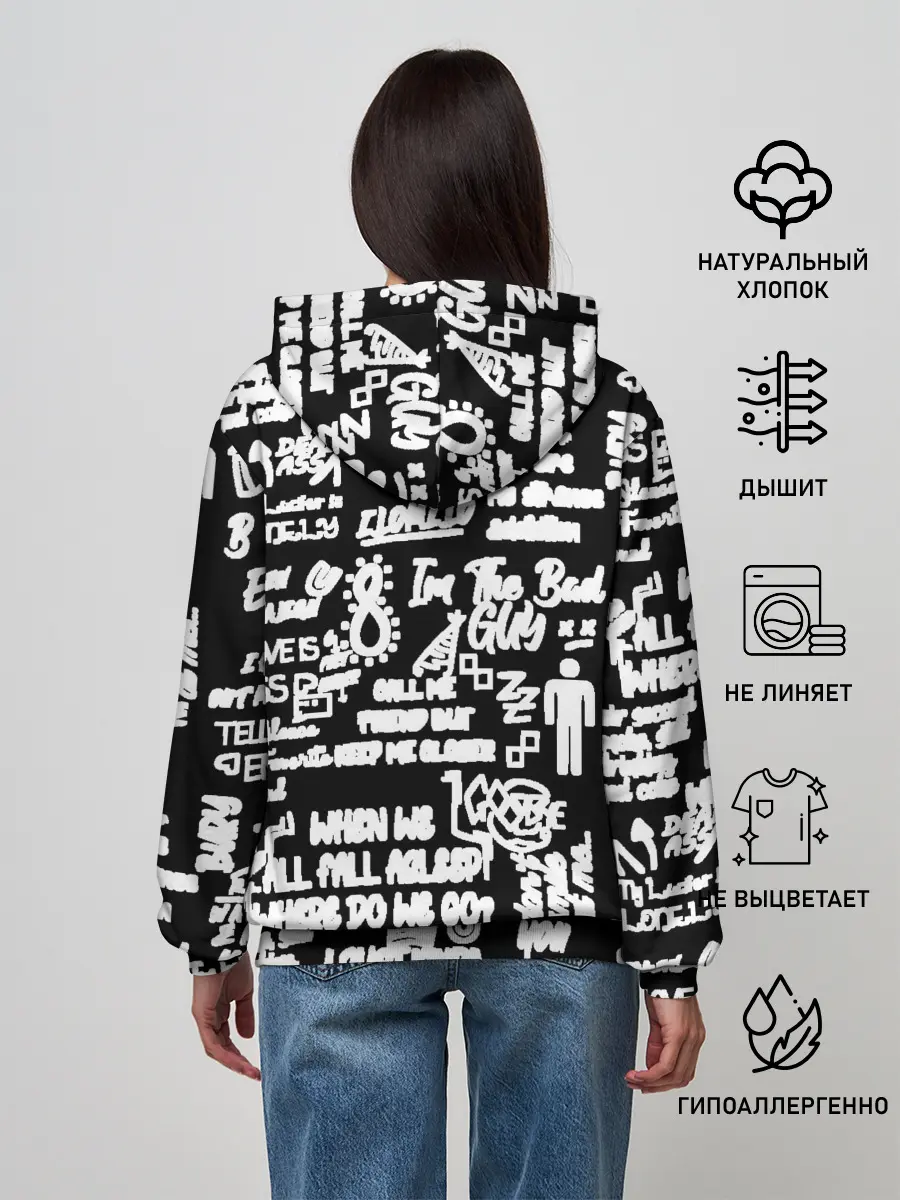 Женское худи / BILLIE EILISH BLACK