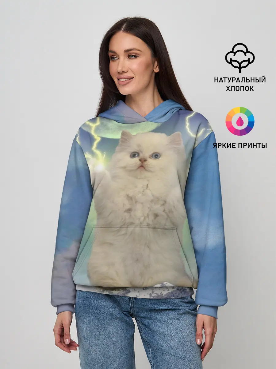 Женское худи / Грозовой Котик