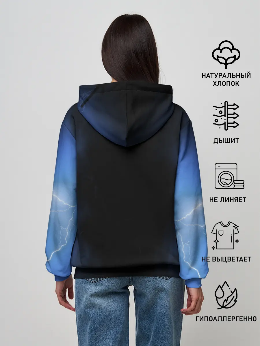 Женское худи / Грозовой кошак