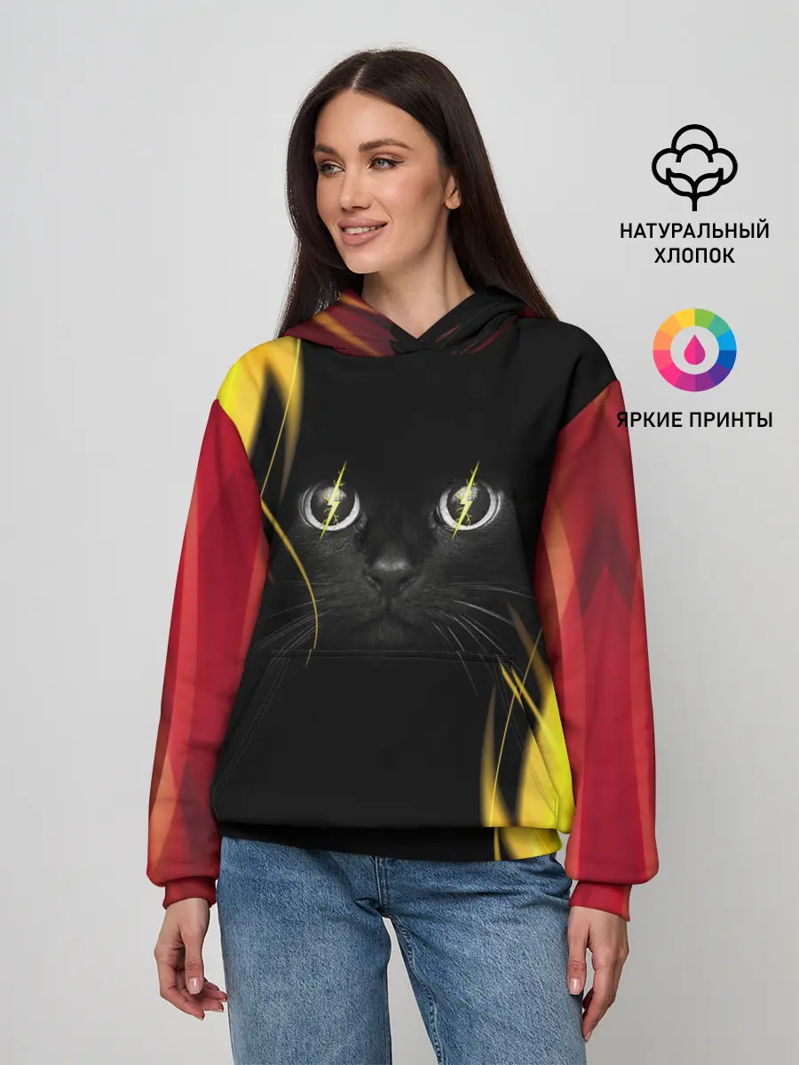 Женское худи / Грозовой кошак