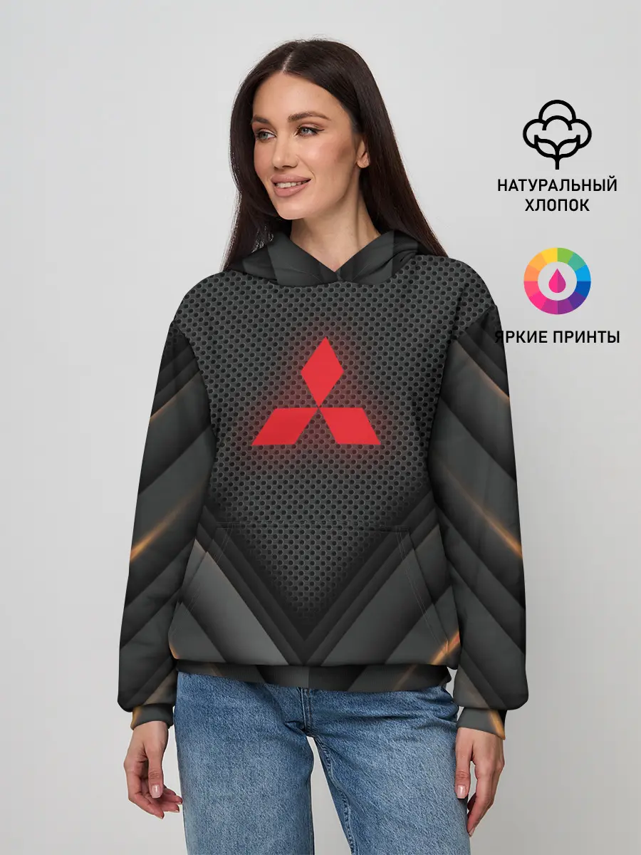 Женское худи / MITSUBISHI | МИТСУБИШИ
