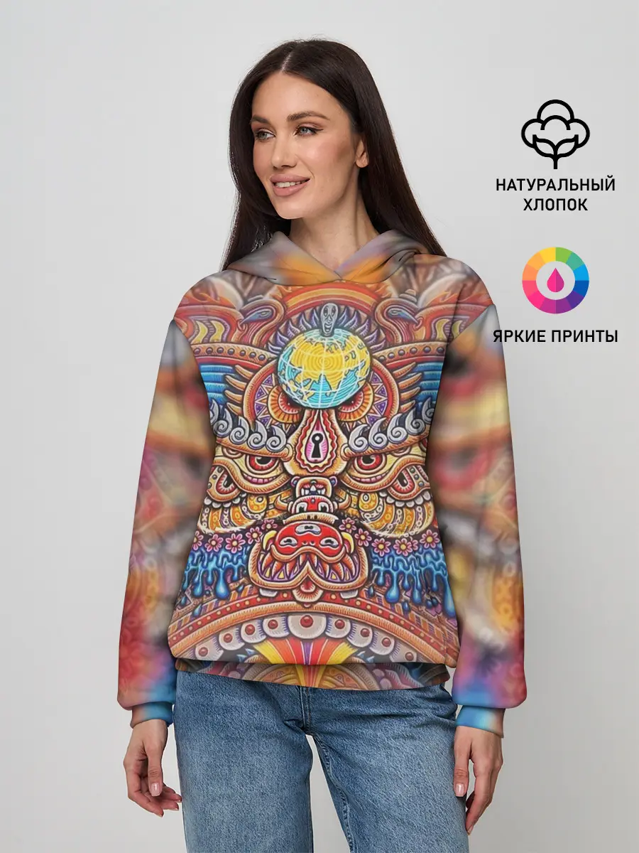 Женское худи / Rising dragon