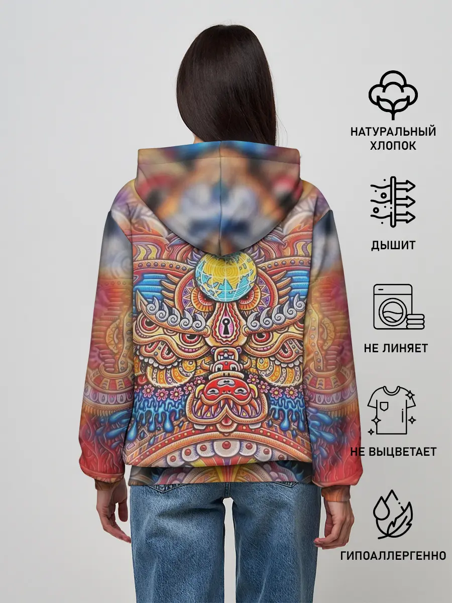 Женское худи / Rising dragon