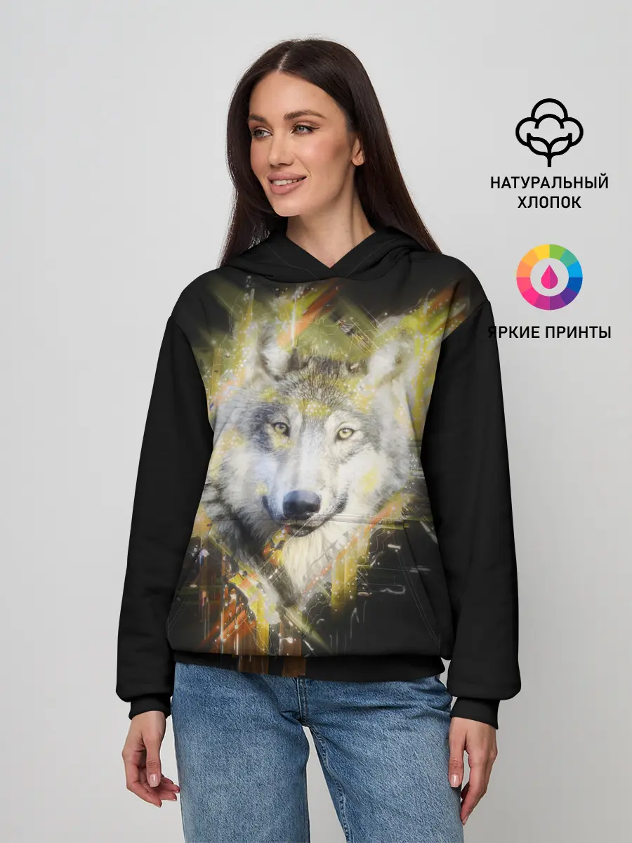 Женское худи / Волчий тотем