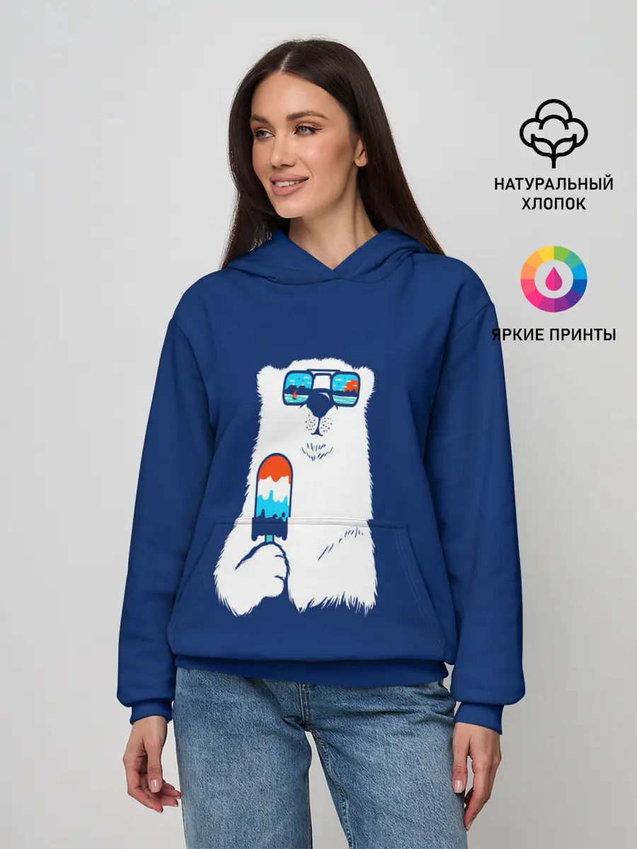 Женское худи / Мишка