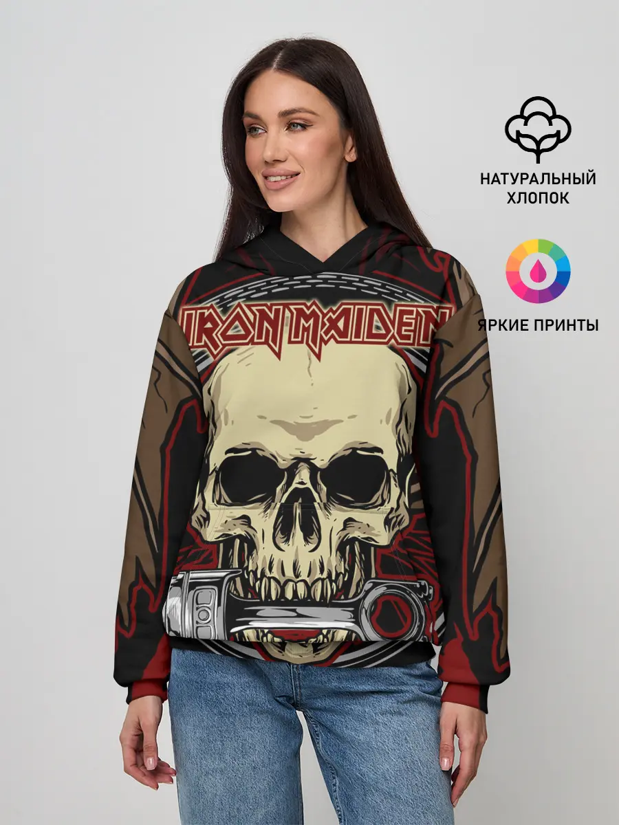 Женское худи / Iron Maiden