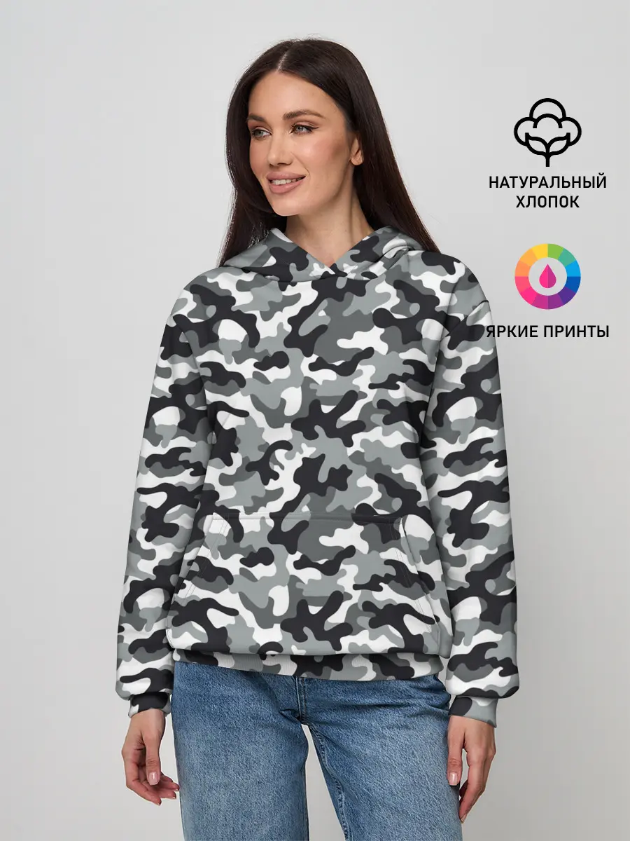 Женское худи / Камуфляж