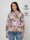 Женское худи / MANY FACES OF ANIME GIRLS