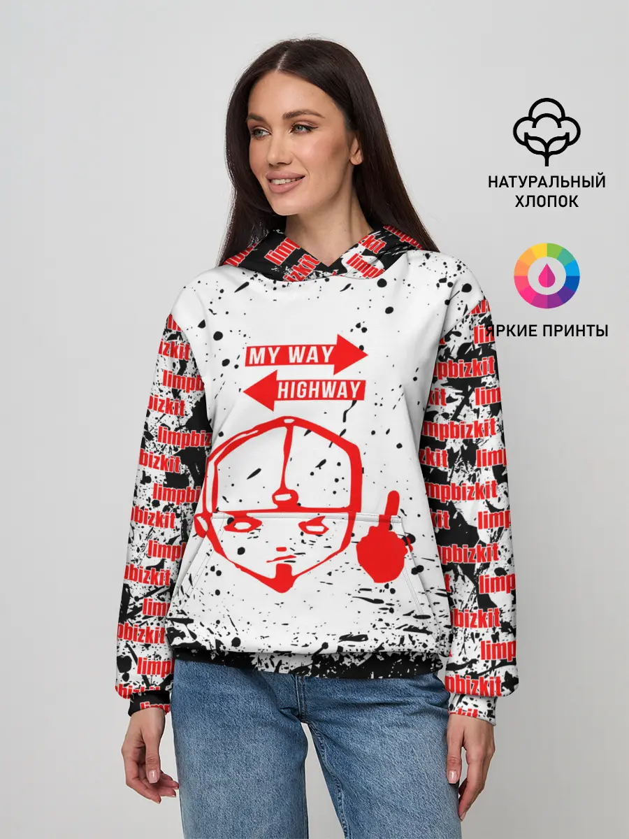 Женское худи / LIMP BIZKIT | ЛИМП БИЗКИТ