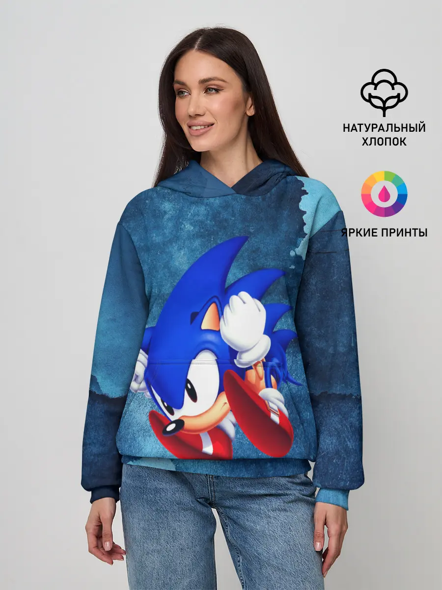 Женское худи / sonic