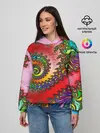 Женское худи / ФРАКТАЛЬНЫЙ УЗОР