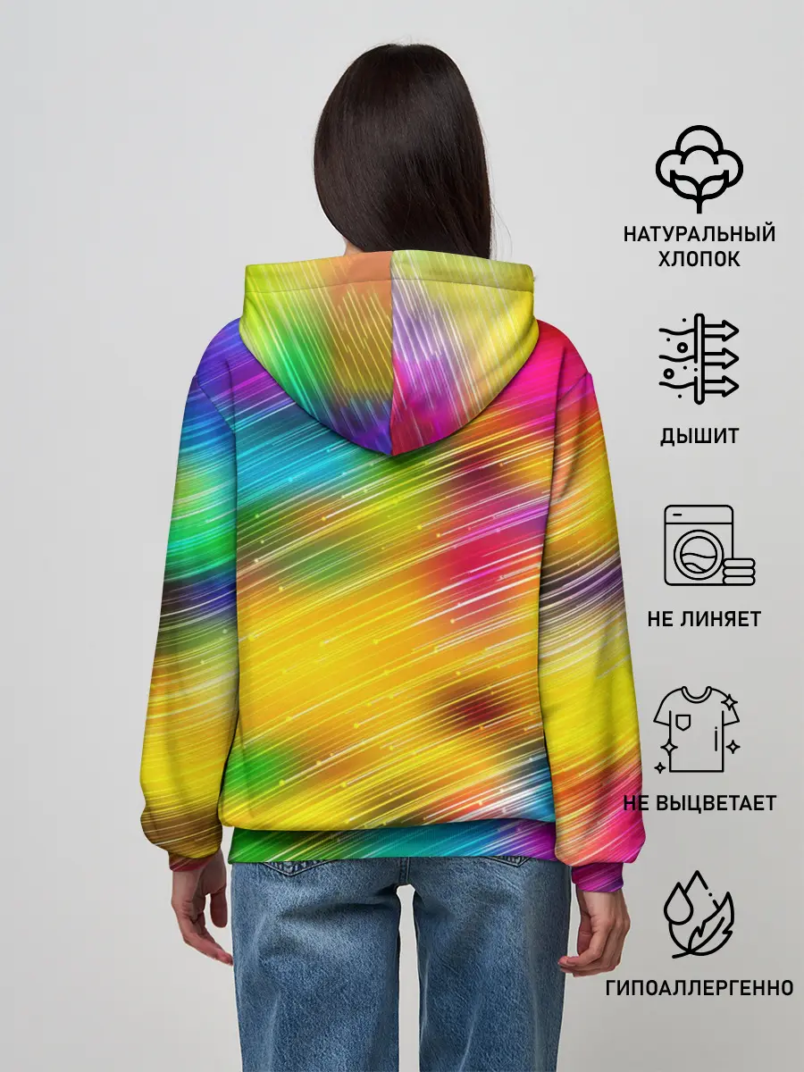 Женское худи / Радужный звездопад