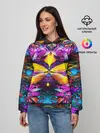 Женское худи / ФРАКТАЛЬНЫЕ ЦВЕТЫ