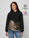 Женское худи / Disintegrating Cat