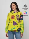 Женское худи / Цветочный микс