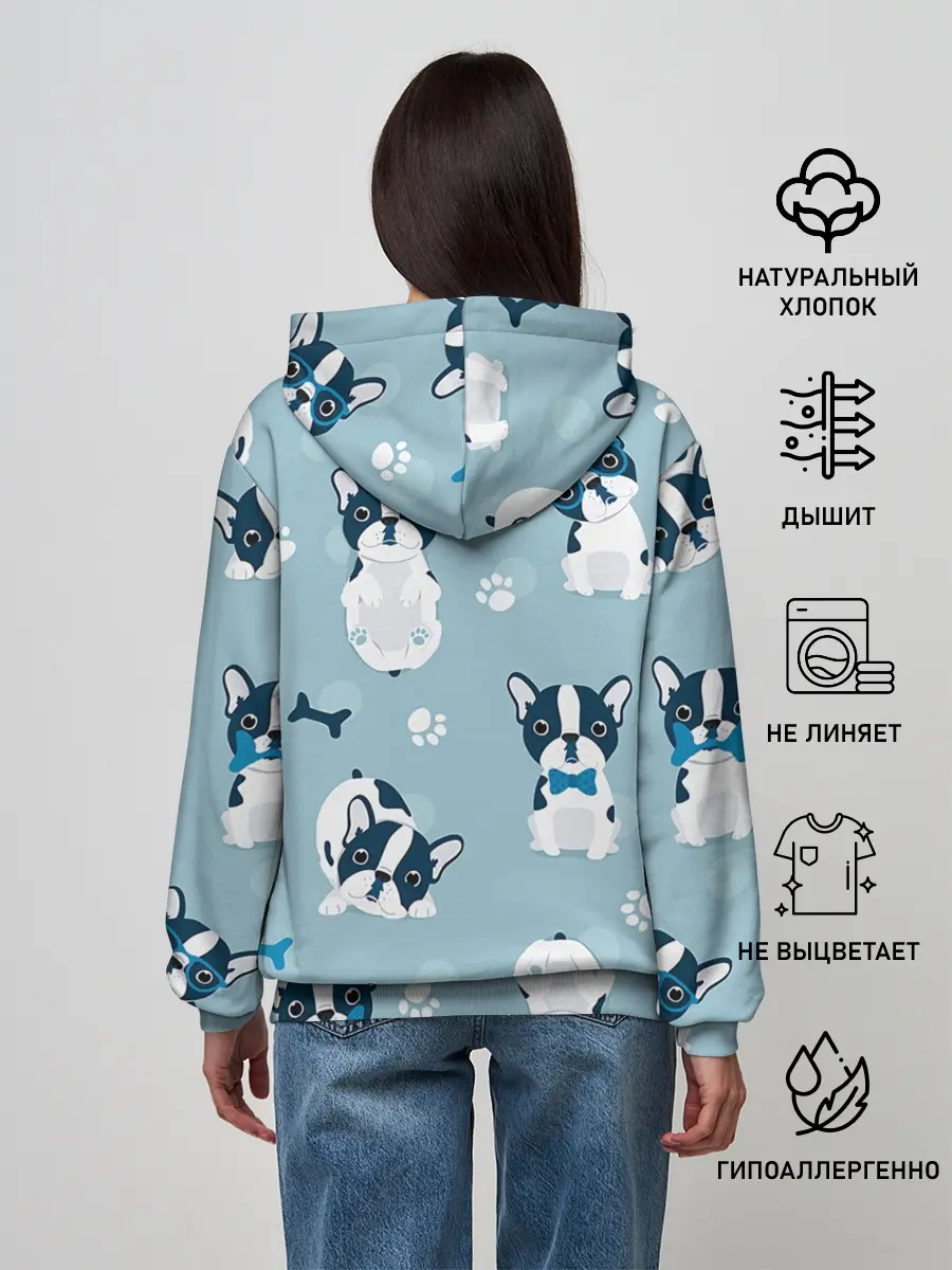 Женское худи / Собачки