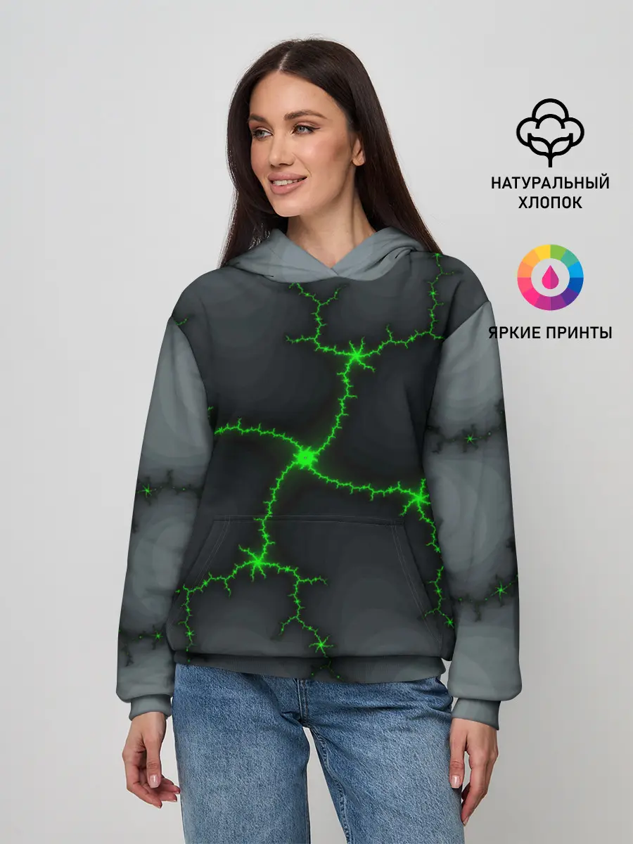 Женское худи / ABSTRACT LED
