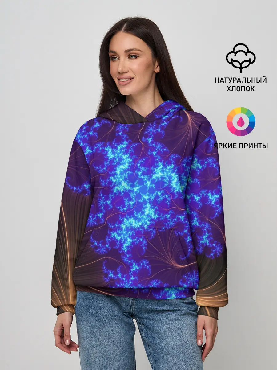 Женское худи / FRACTAL STORM