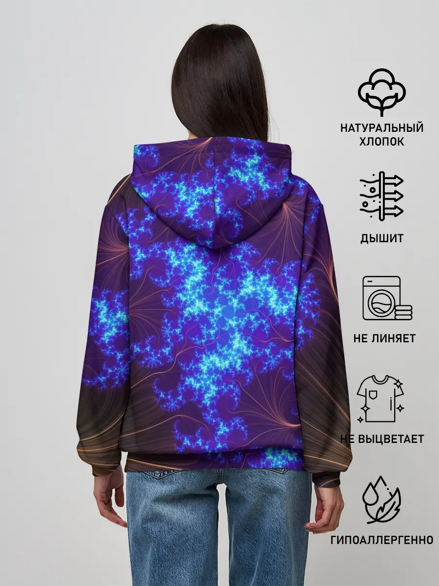 Женское худи / FRACTAL STORM