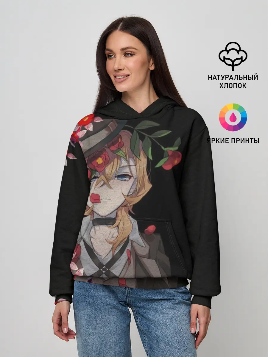 Женское худи / Чуя Накахара. ВЕЛИКИЙ ИЗ БРОДЯЧИХ ПСОВ