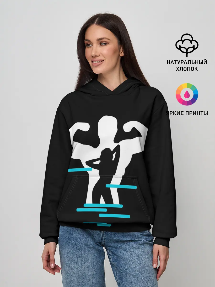 Женское худи / титан