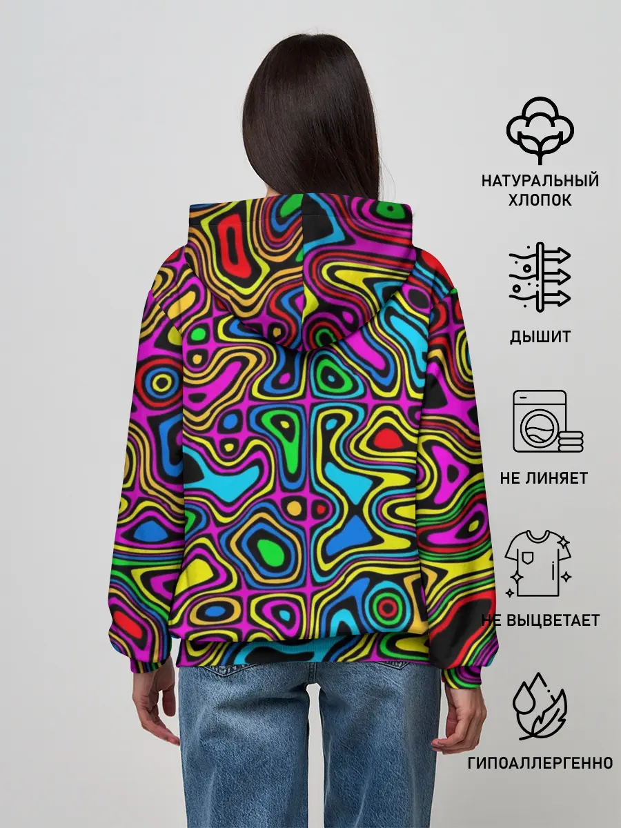Женское худи / Психоделика