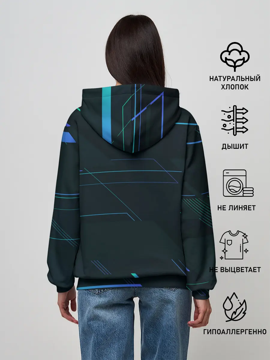 Женское худи / Modern Geometry