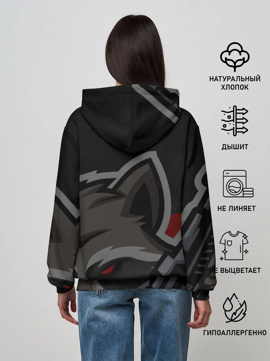 Женское худи / Форма Bad Raccoon