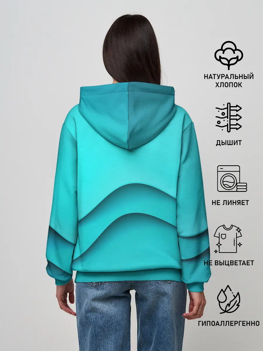 Женское худи / Волна